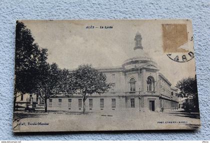 Cpa 1931, Alès, le lycée, Gard 30