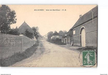 ALLAINES - Rue du Bas Riez - PD - très bon état