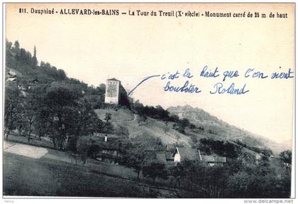 Carte Postale Ancienne de ALLEVARD les BAINS