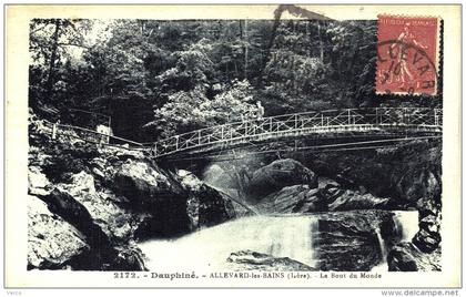 Carte Postale Ancienne de ALLEVARD les BAINS