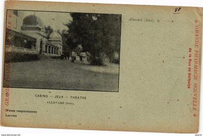 CPA ALLEVARD - le - Casino-Jeux-Theatre - ALLEVARD - (295971)