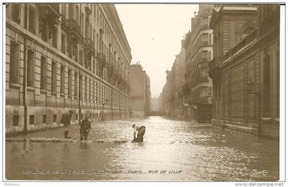 INONDATIONS 1910 - Rue de Lille