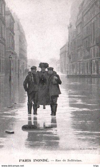 Paris (inondé) - rue de Solférino