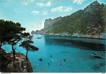 BOOUCHE DU RHONE NOS BELLES CALANQUES SORMIOU ET SON EAU CLAIRE  (scan recto-verso) KEVREN0421