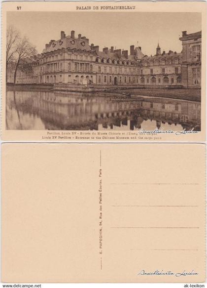 CPA Fontainebleau Palais de Fontainebleau/Schloss Fontainebleau 1924