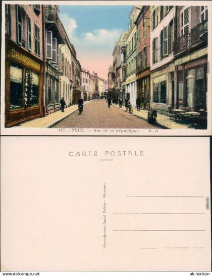 CPA Toul Toul Rue de la République 1922