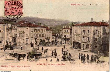 AMBERT PLACE SAINT-JEAN (CARTE COLORISEE)