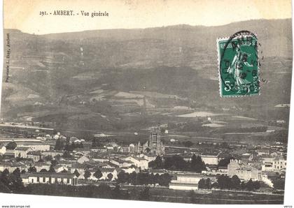 Carte postale ancienne de AMBERT