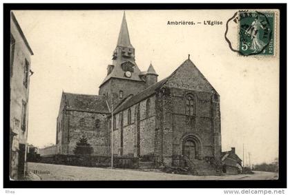 53 Ambrières-les-Vallées eglise D53D K53003K C53003C RH076177