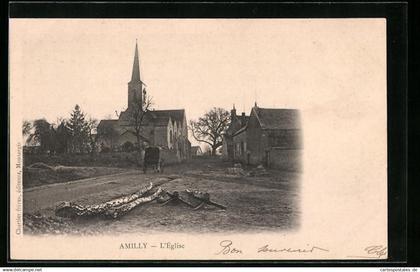 CPA Amilly, L`Eglise