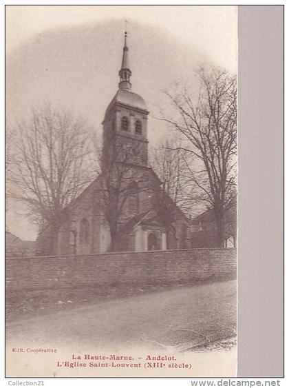 ANDELOT .... L EGLISE SAINT LOUVENT