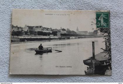 Andresy, vue prise de l'ile, Yvelines 78