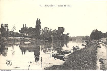 CPA Andrésy Bords de Seine