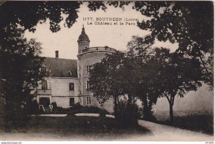 42 - ANDREZIEUX - BOUTHEON - LE CHATEAU ET LE PARC  - ARCHITECTURE    CHATEAU