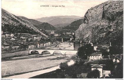 CPA Carte Postale  France Anduze  Gorges du Pas VM56977