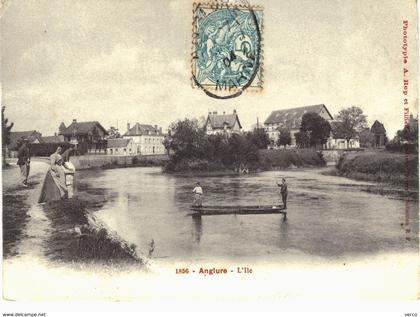 Carte   POSTALE  Ancienne de  ANGLURE - L'Ile