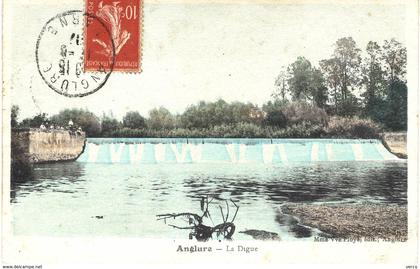 Carte   POSTALE  Ancienne de  ANGLURE - La digue