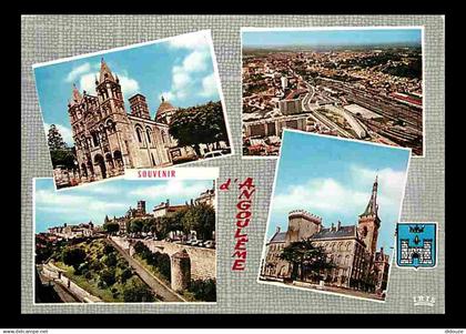 16 - Angouleme - Multivues - Blasons - Flamme Postale de Angouleme - CPM - Voir Scans Recto-Verso