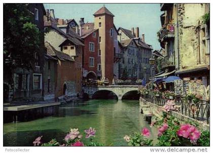 Annecy le Vieux : le Thiou et le pont Morens (74)