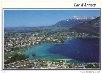 Carte postale 74 - Annecy le Vieux -Lac d'Annecy trés beau plan