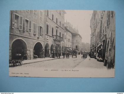 CPA Annecy  La Rue du Paquier