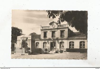 ANTONY (SEINE) 6 CARTE PHOTO LA MAIRIE ET LE MONUMENT AUX MORTS