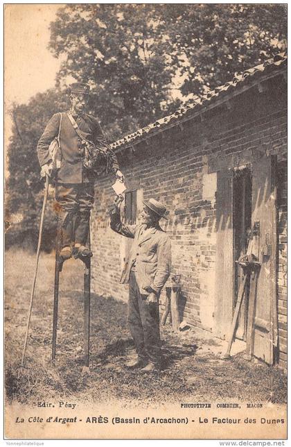 33 - GIRONDE / Arès - 33695 - le facteur des Dunes