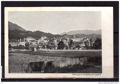 65 - Argeles-Gazost - Vue Générale - Edité pour le Chocolat-Louit