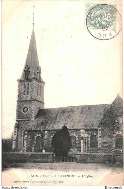 CPA Carte  Postale France-Saint-Pierre-d'Entremont L'église 1906  VM47182