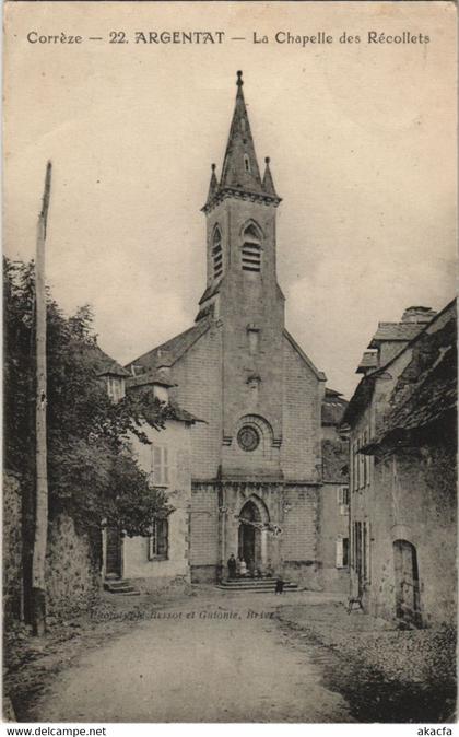 CPA Argentat La Chapelle des Recollets FRANCE (1051106)