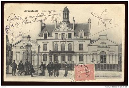 Cpa du 95 Argenteuil Hôtel de Ville    Arg24