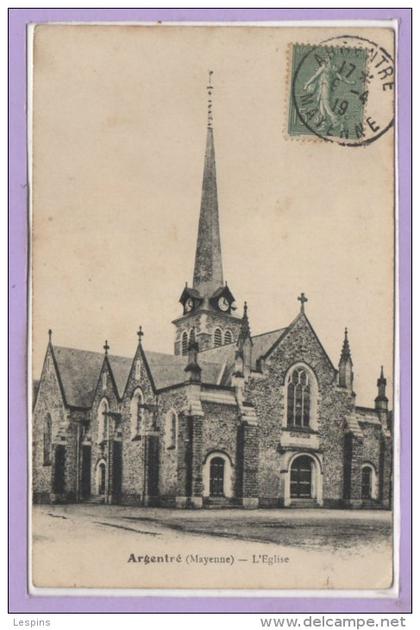 53 - ARGENTRE -- L'Eglise