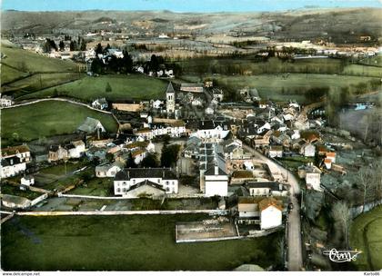 arpajon sur cère * vue générale aérienne de la commune