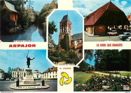 91 - Arpajon - Multivues - Automobiles - Fleurs - CPM - Voir Scans Recto-Verso