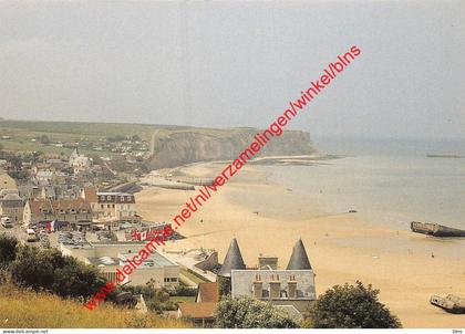 Vue générale à marée basse - Arromanches - (14) Calvados