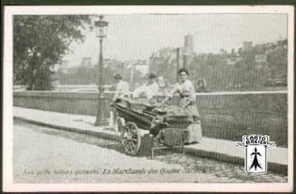 75 Paris - Les petits métiers parisiens  La Marchande des Quatre-Saisons - cpa