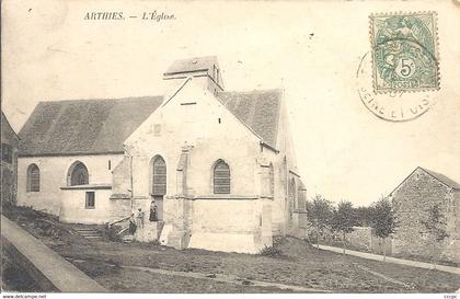 CPA Arthies L'Eglise