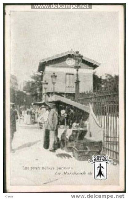 75 paris - Les petits métiers parisiens  La Marchande de Jouets - cpa