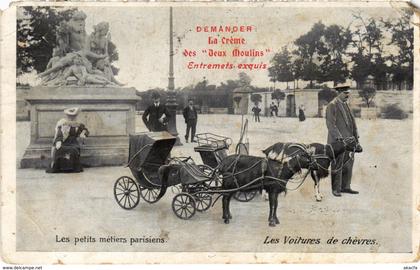 CPA Paris - Les petits métiers paris Voitures de chevres (88288)