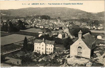 CPA AK ARUDY - Vue générale et CHAPELLE St-MICHEL (365275)