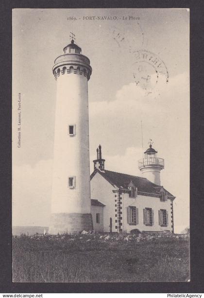 FRANCE, RPPC postcard, Arzon, Lighthouse of Port Navalo