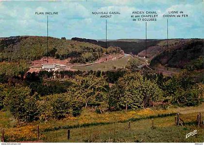 57 - Saint Louis - Arzviller - Vallée de la Zorn - Vue Générale sur la Vallée près du plan incliné transversal - Carte N