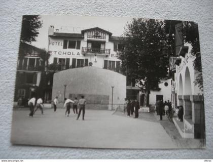 Cpm, Ascain, l'entrainement au fronton, Pyrénées atlantiques