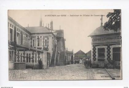 CPA -  Asnières-sur-Oise  -  Intérieur de l'Usine de Caoutchouc