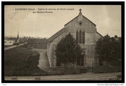 92 Asnières-sur-Seine eglise D92D K92004K C92004C RH087960