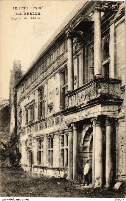 CPA Le Lot Illustre - ASSIER - Facade du Chateau (224114)