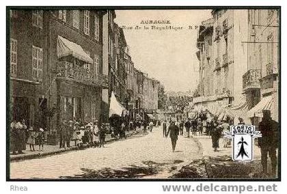 13 Aubagne - AUBAGNE  Rue de la République - cpa