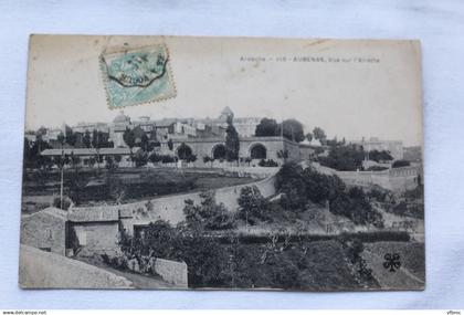 Aubenas, vue sur l'Airette, Ardèche 07