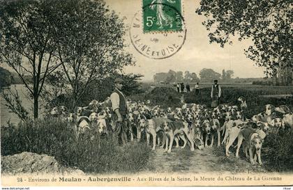 AUBERGENVILLE(VENERIE) CHASSE A COURRE