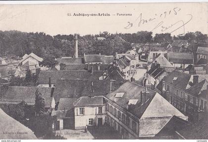 carte 1915 AUBIGNY EN ARTOIS / PANORAMA